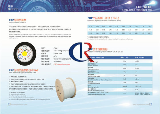 Aramid FRP Kekuatan Anggota Kekuatan Tarik ≥1700MPA Plywood Reel