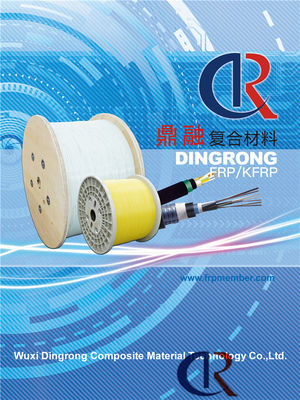 Anggota Kekuatan FRP Pusat Tanpa Retak 1400MPA Modulus Tarik ≥50GPA